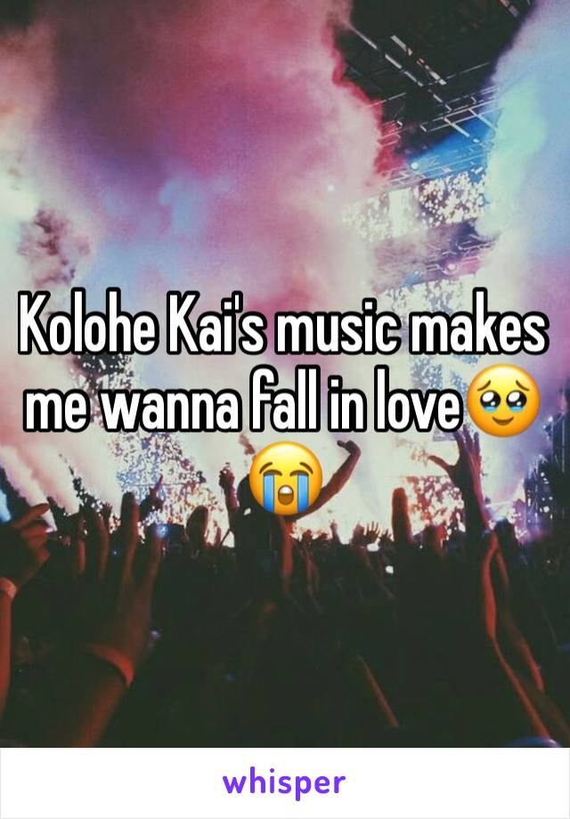 Kolohe Kai's music makes me wanna fall in love🥹😭