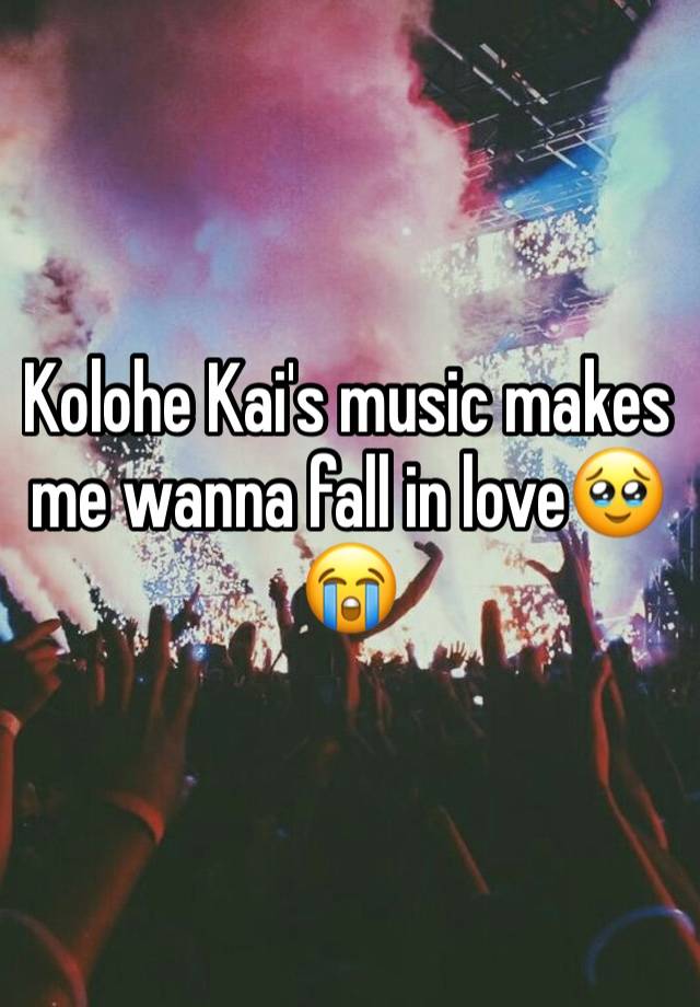 Kolohe Kai's music makes me wanna fall in love🥹😭