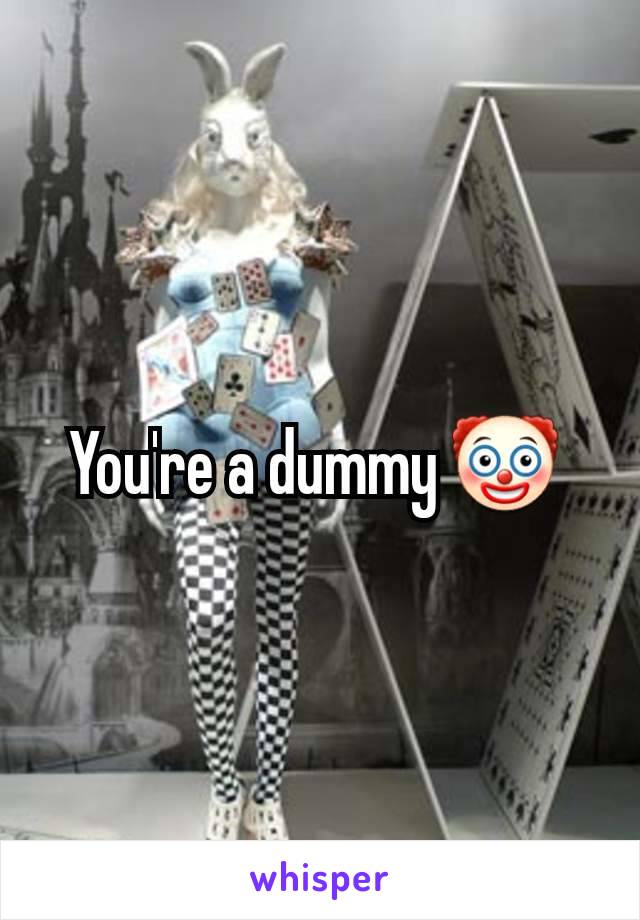 You're a dummy 🤡 