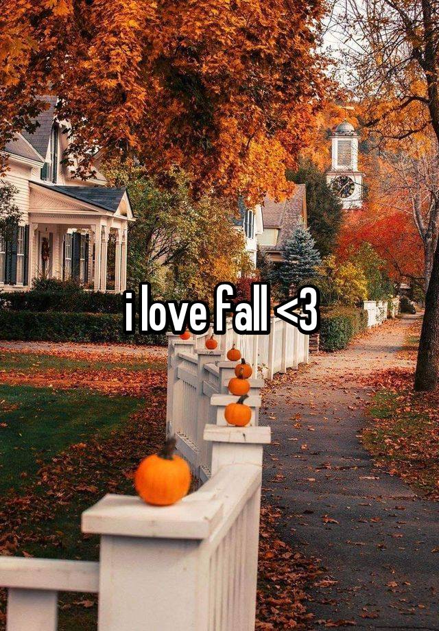 i love fall <3