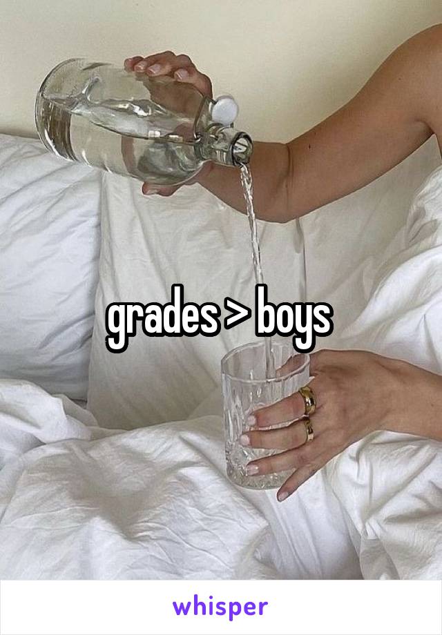 grades > boys 