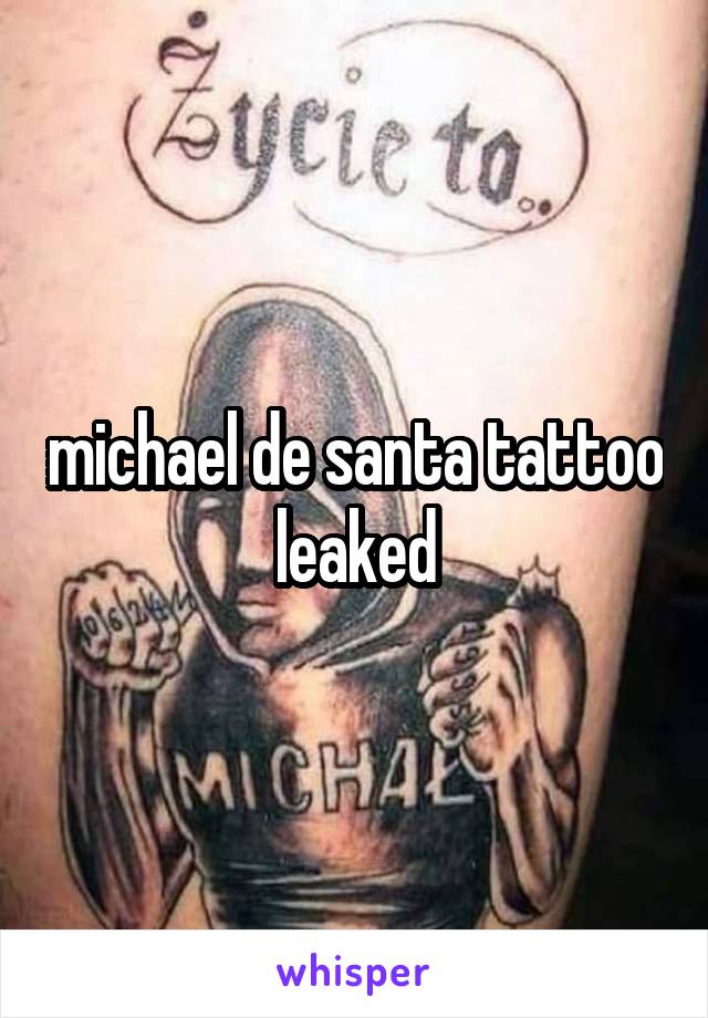 michael de santa tattoo leaked