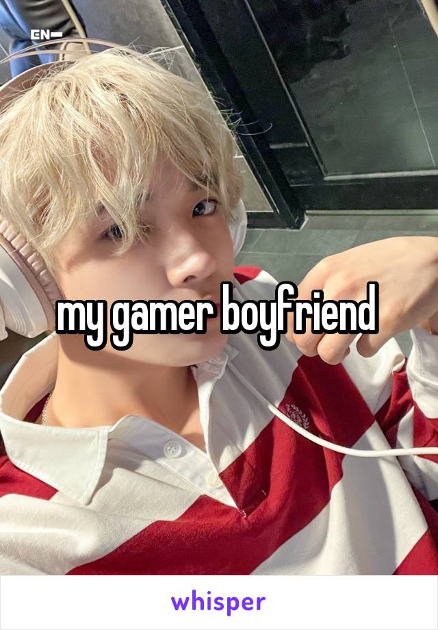 my gamer boyfriend 