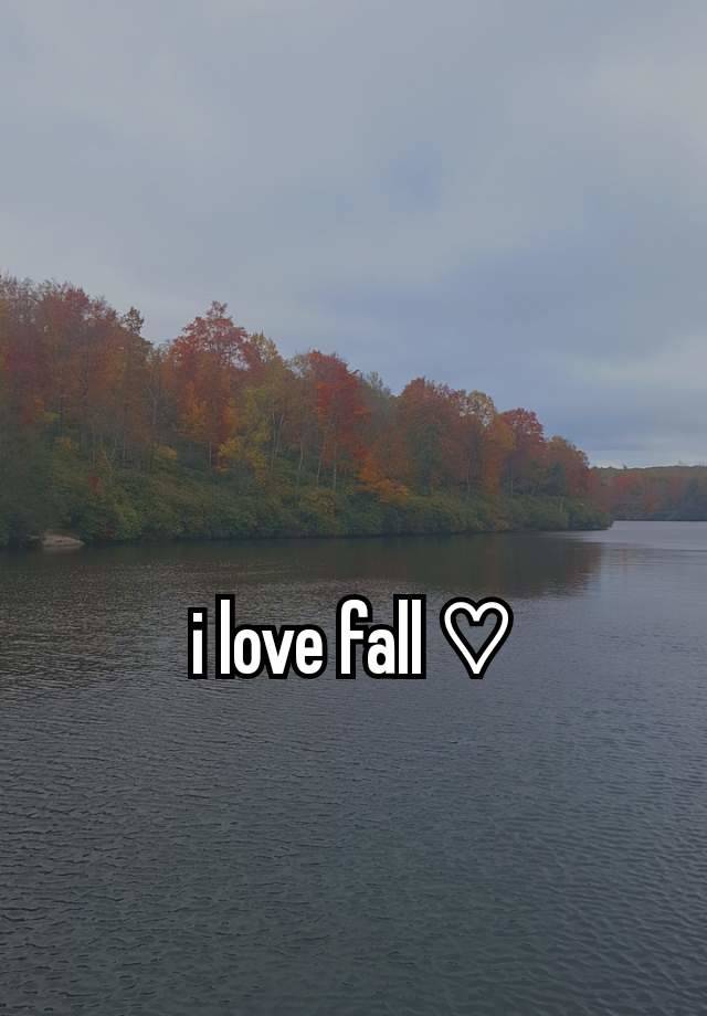 i love fall ♡