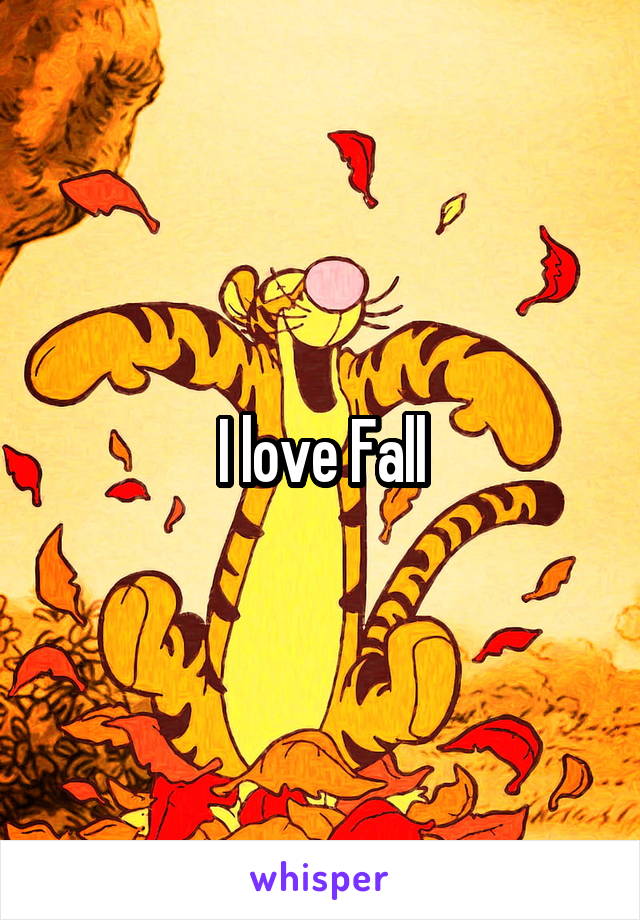 I love Fall