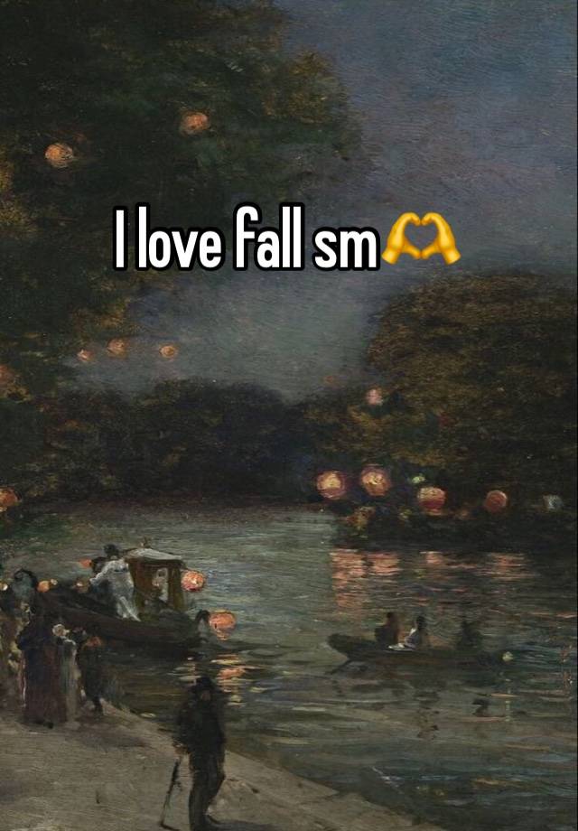 I love fall sm🫶