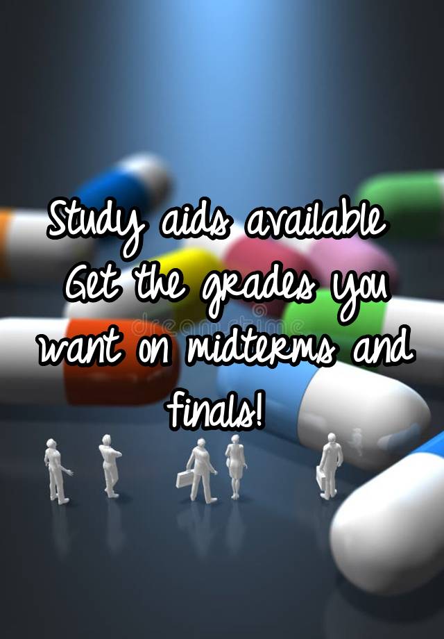 Study aids available 
Get the grades you want on midterms and finals! 