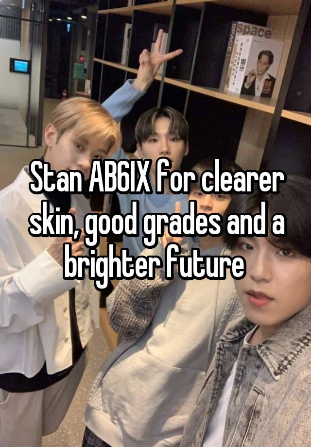 Stan AB6IX for clearer skin, good grades and a brighter future 