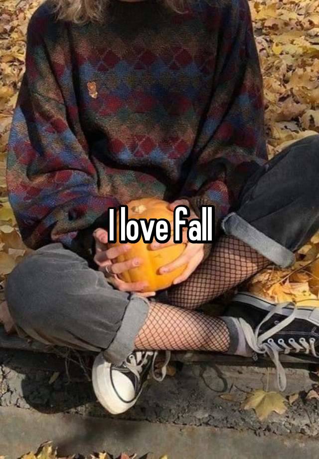 I love fall