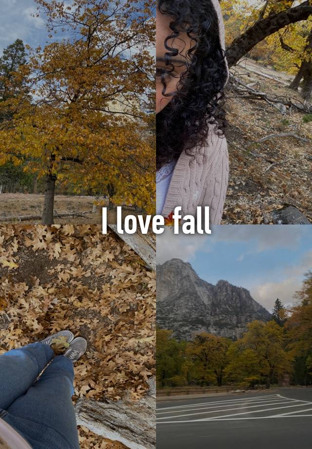 I love fall