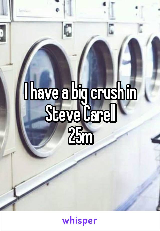 I have a big crush in Steve Carell
25m