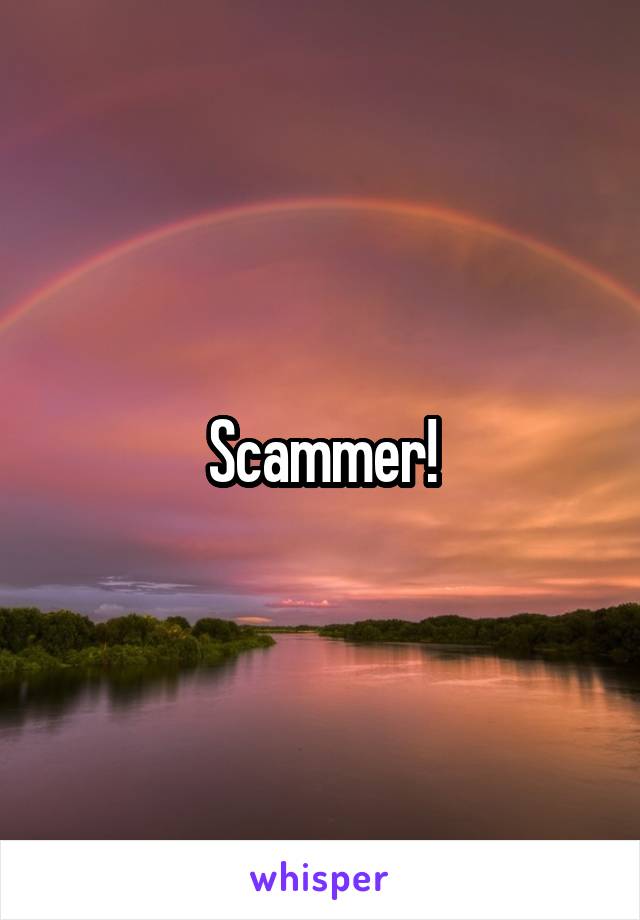 Scammer!