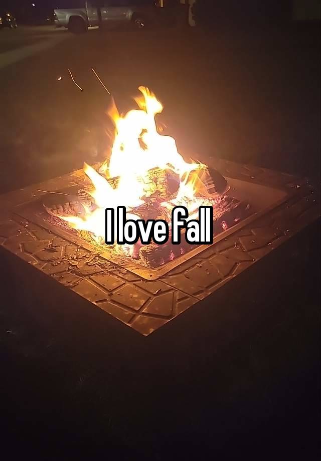 I love fall 