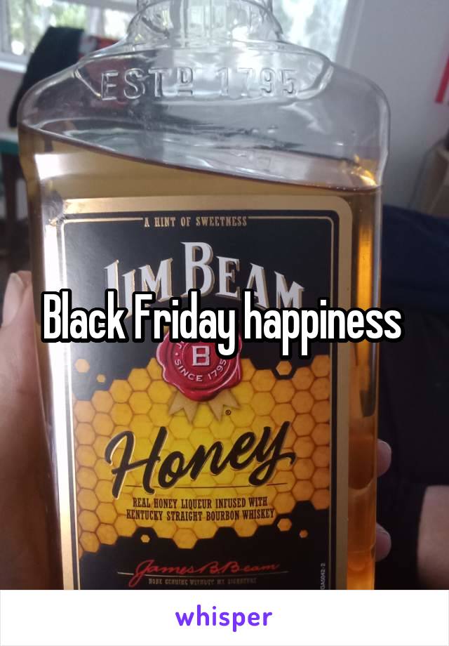 Black Friday happiness 