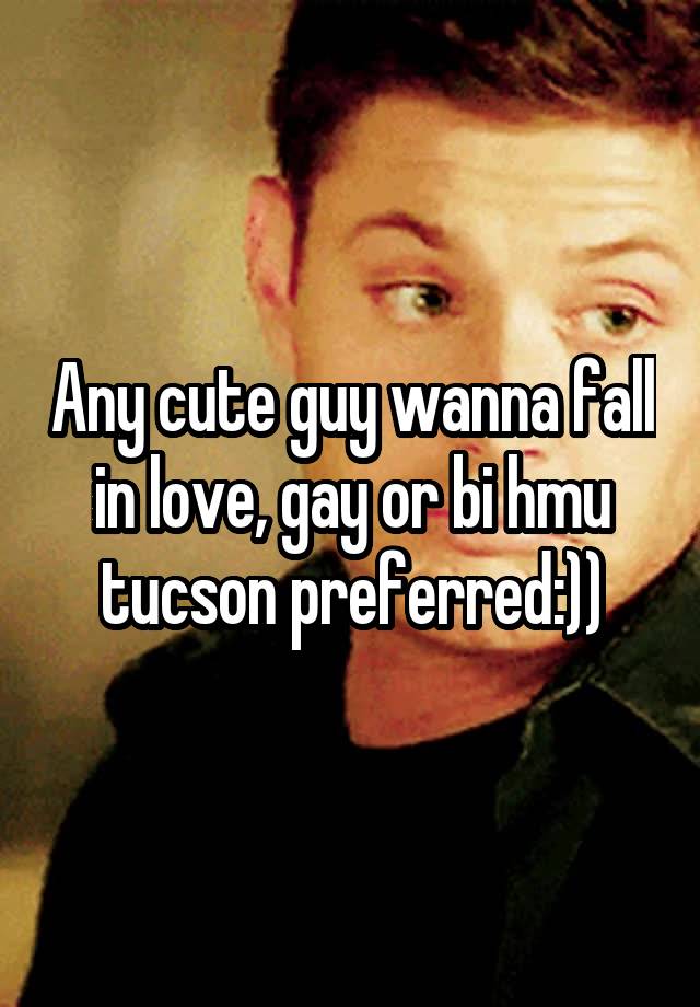 Any cute guy wanna fall in love, gay or bi hmu tucson preferred:))