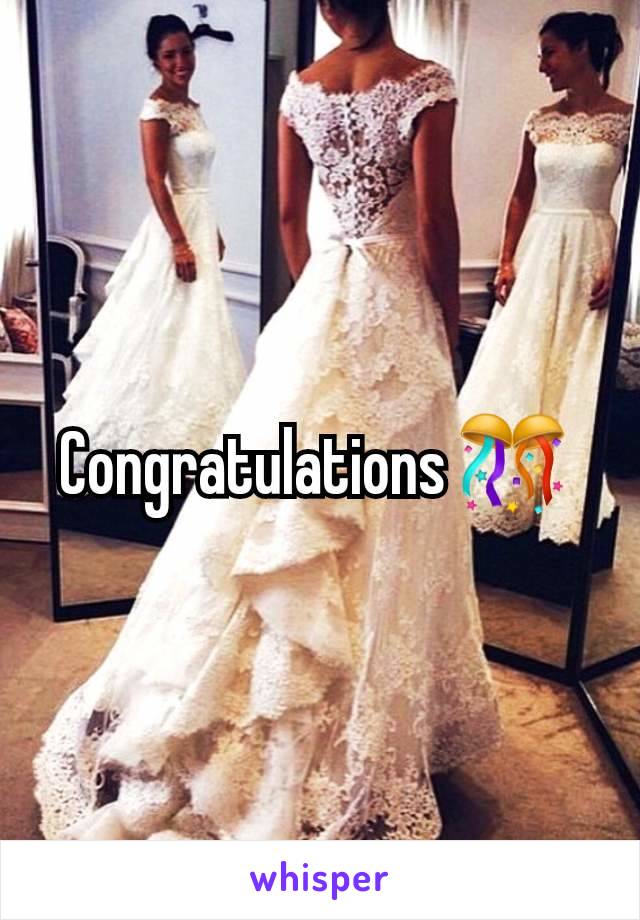 Congratulations 🎊 