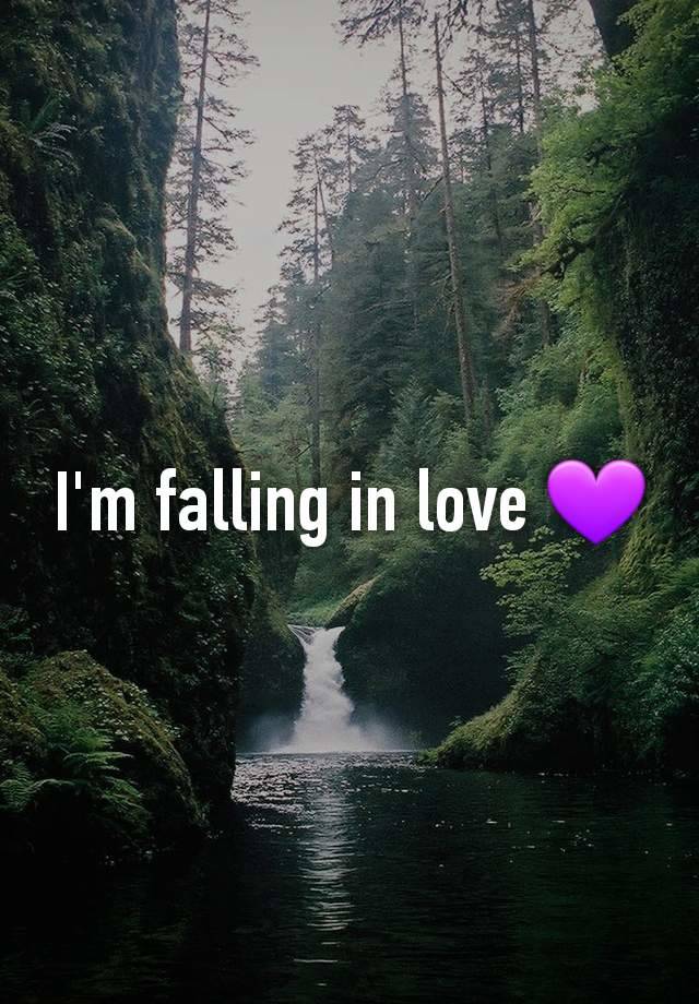 I'm falling in love 💜