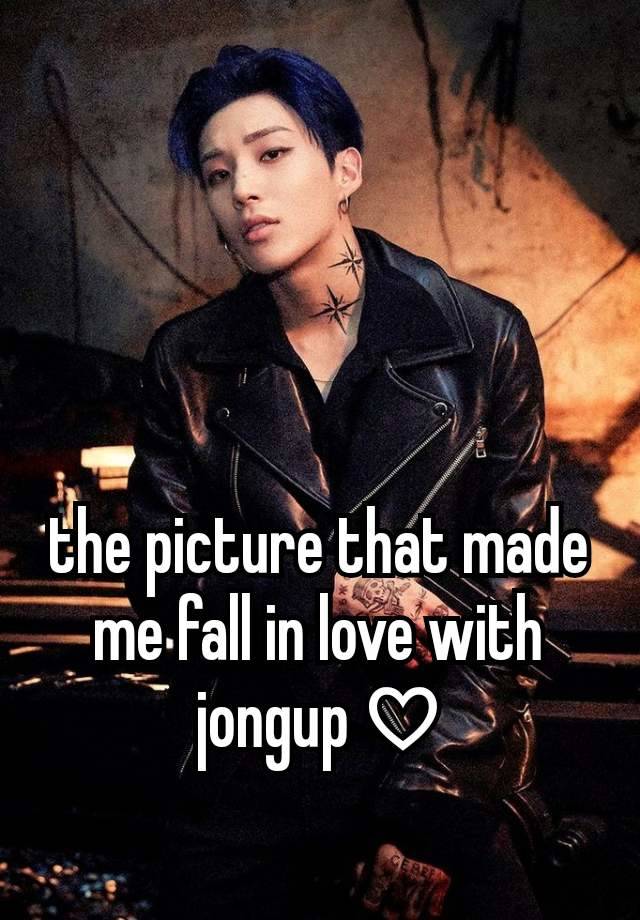 the picture that made me fall in love with jongup ♡