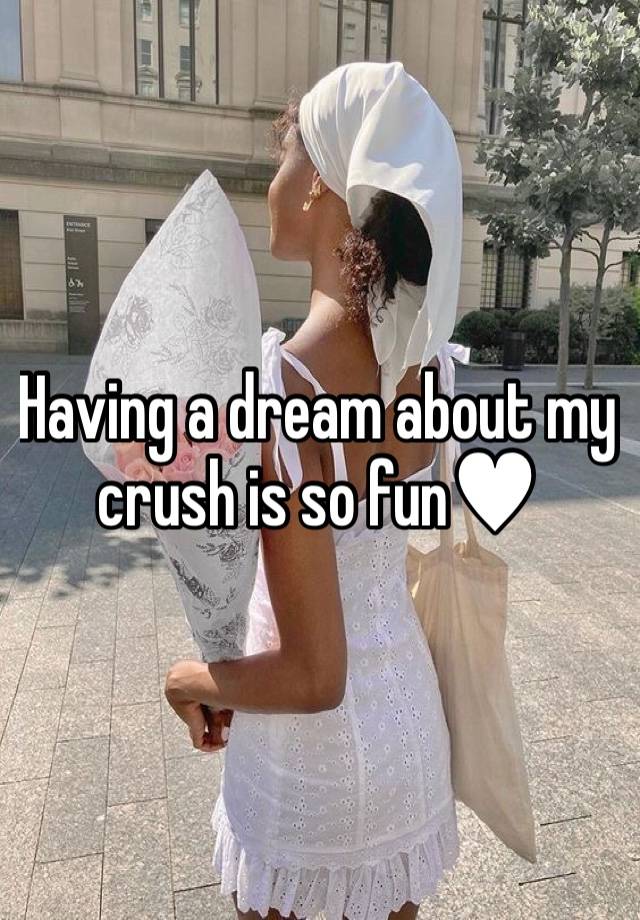 Having a dream about my crush is so fun♥︎