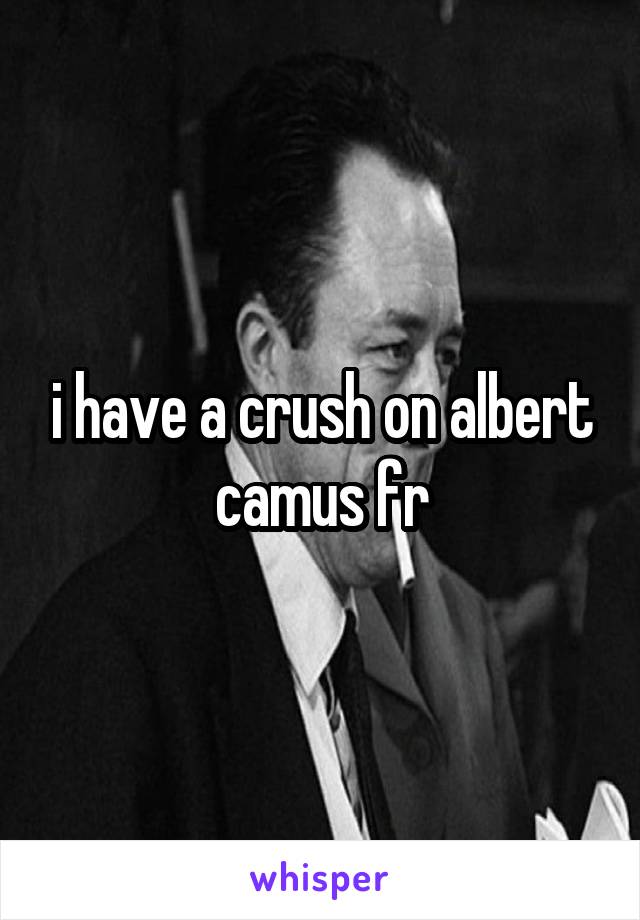 i have a crush on albert camus fr