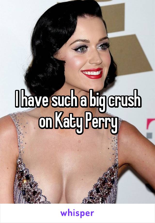 I have such a big crush on Katy Perry