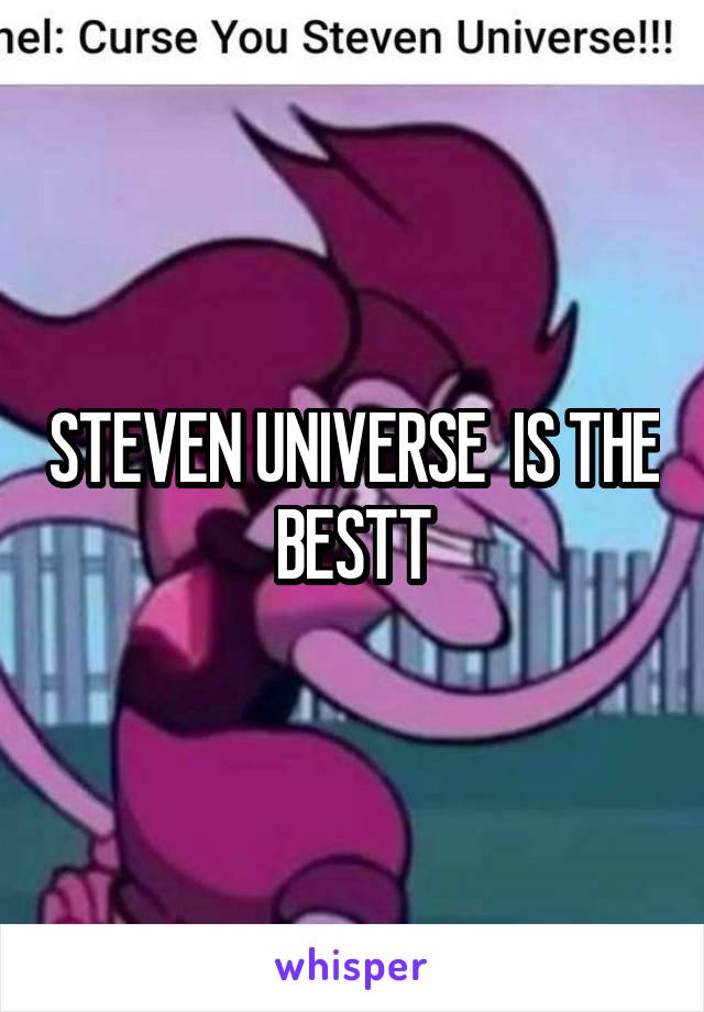 STEVEN UNIVERSE  IS THE BESTT