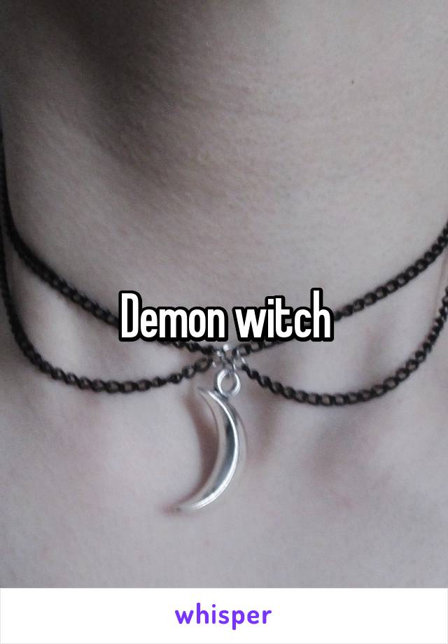 Demon witch