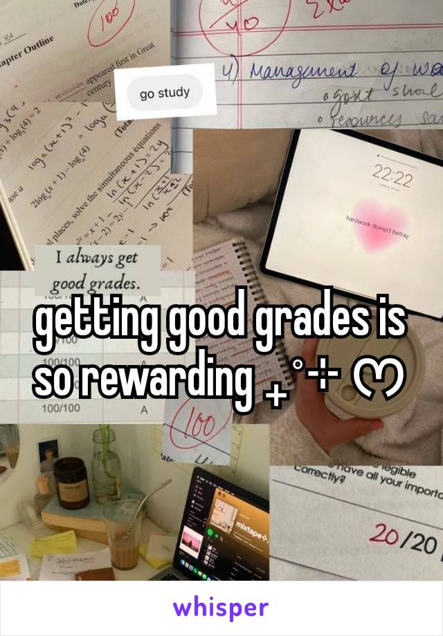 getting good grades is so rewarding ₊˚⊹ ᰔ