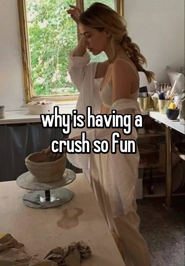 why is having a 
crush so fun