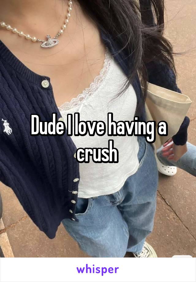 Dude I love having a crush 