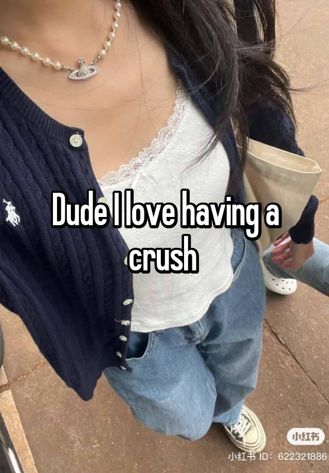 Dude I love having a crush 