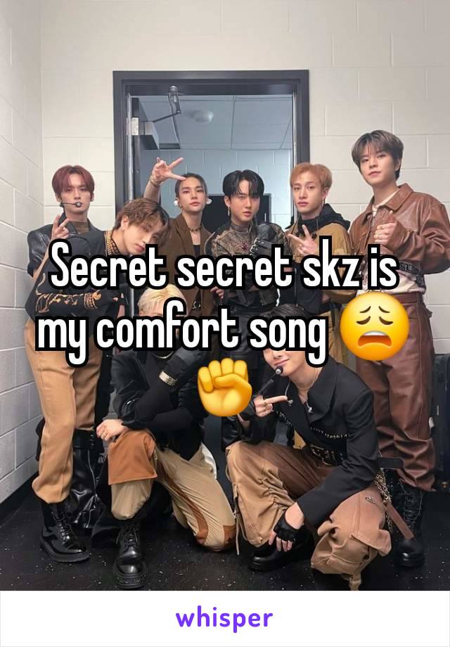 Secret secret skz is my comfort song 😩✊️