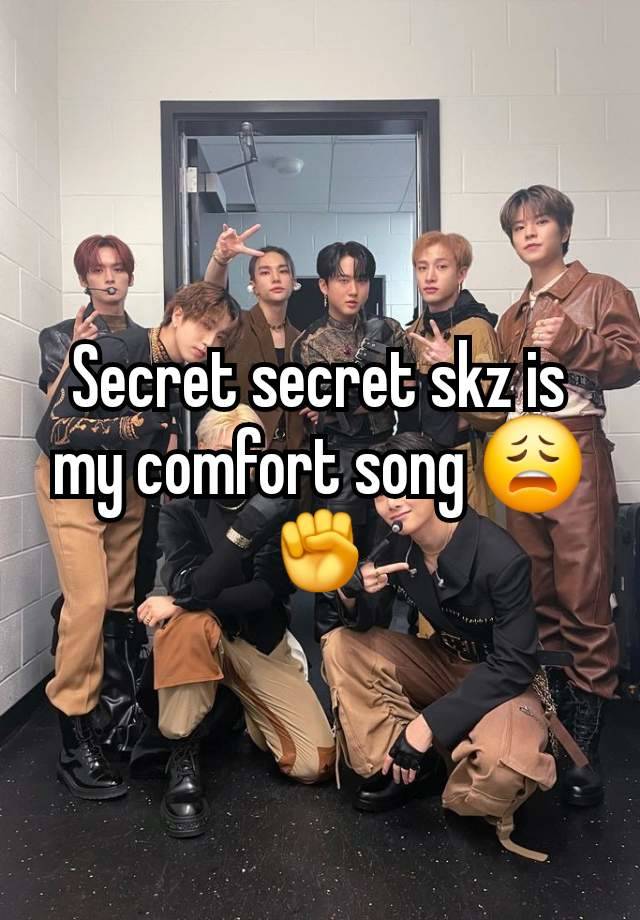 Secret secret skz is my comfort song 😩✊️