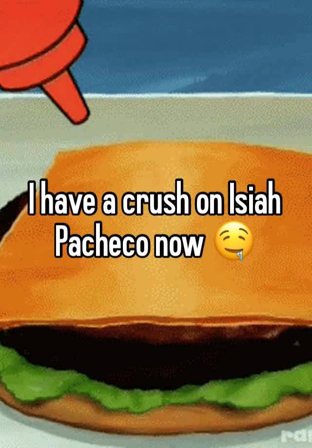 I have a crush on Isiah Pacheco now 🤤