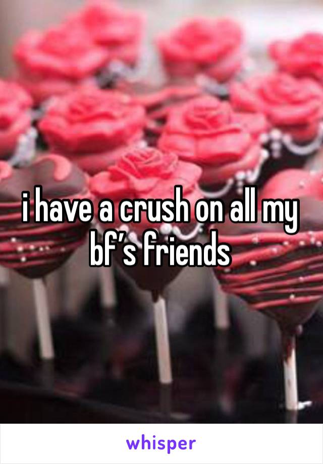 i have a crush on all my bf’s friends