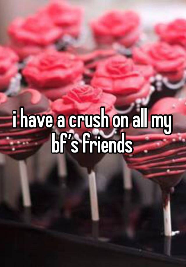 i have a crush on all my bf’s friends