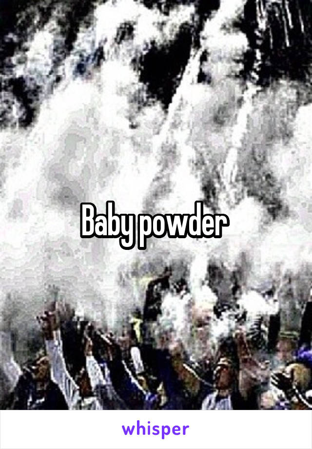 Baby powder 