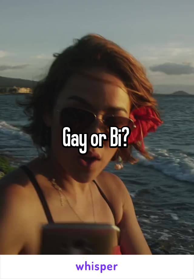 Gay or Bi? 