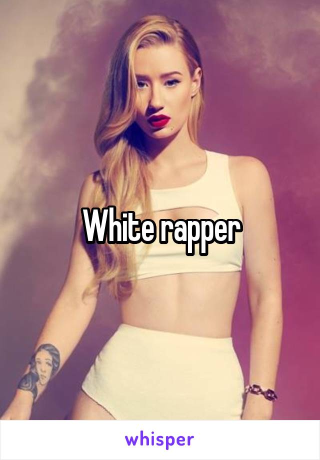 White rapper