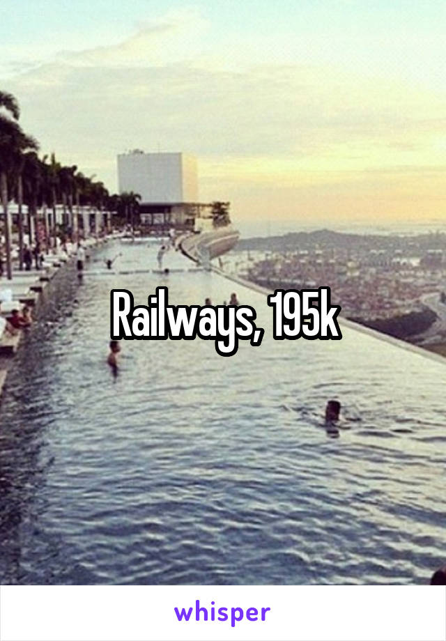 Railways, 195k