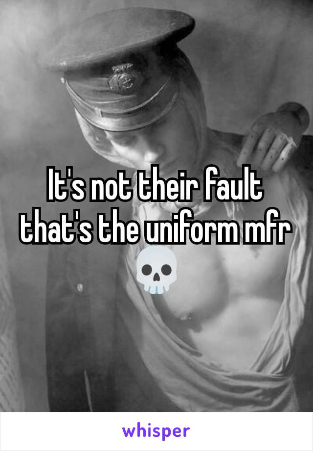 It's not their fault that's the uniform mfr💀