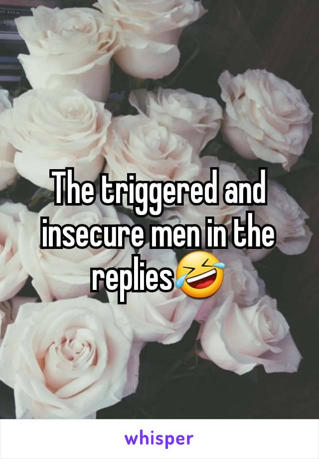 The triggered and insecure men in the replies🤣