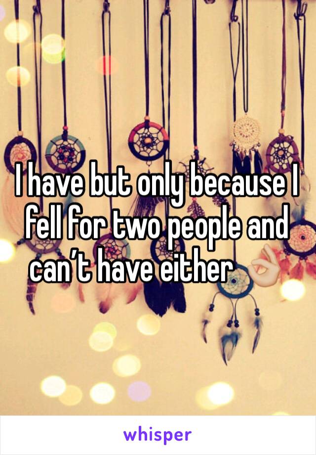 I have but only because I fell for two people and can’t have either 👌🏼