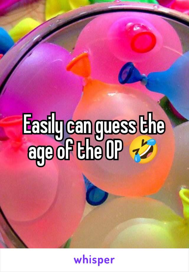 Easily can guess the age of the OP 🤣