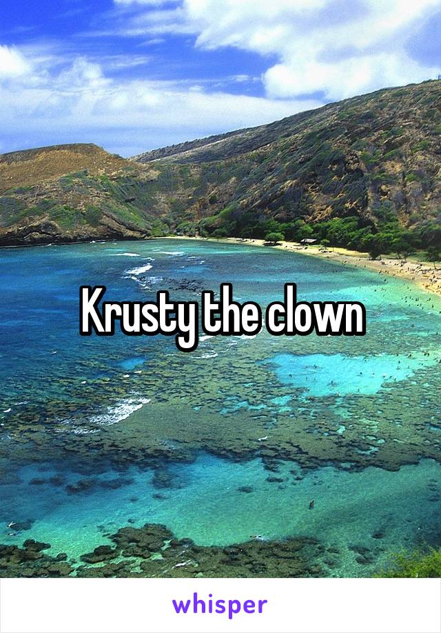 Krusty the clown