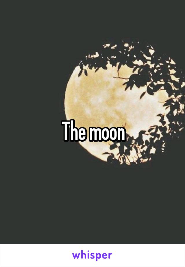 The moon