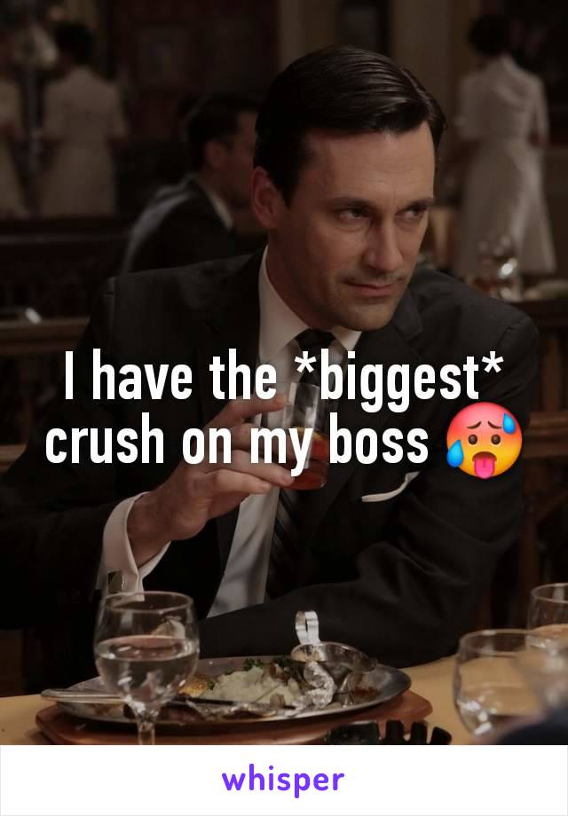 I have the *biggest* crush on my boss 🥵