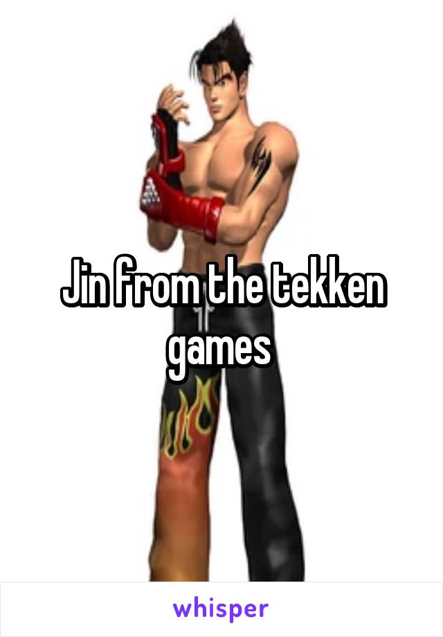 Jin from the tekken games 