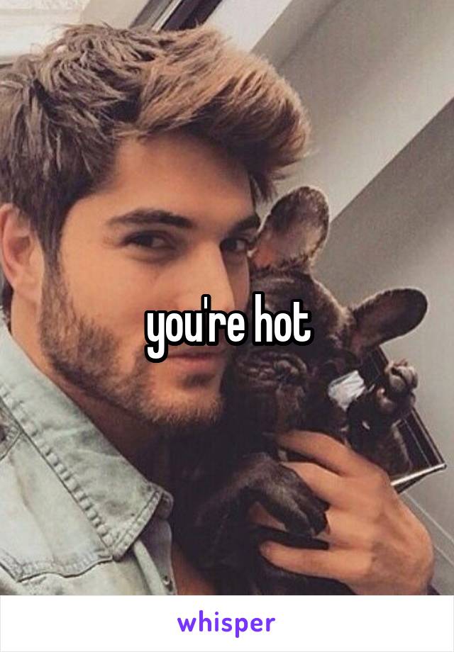 you're hot