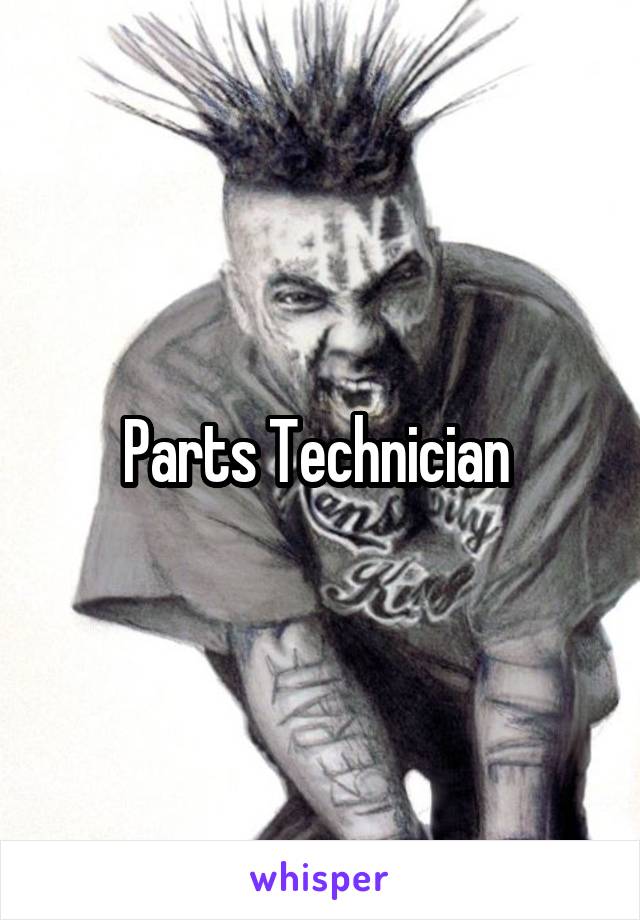 Parts Technician 